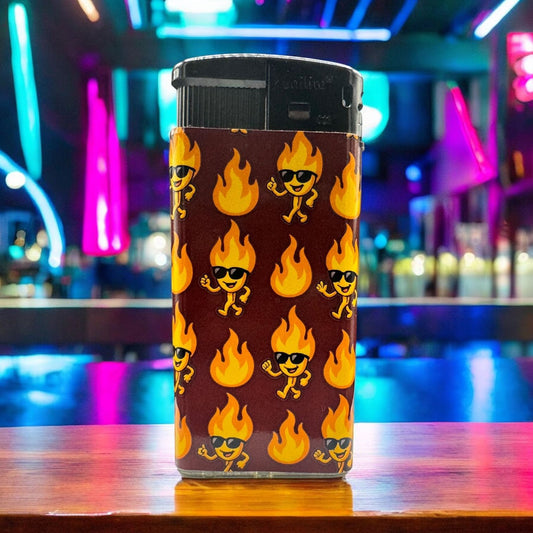 🔥 Allover Vibes – Feuerzeug mit Style