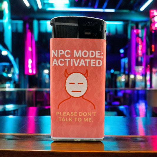 NPC Mode Feuerzeug – Für alle, die ihre Ruhe wollen